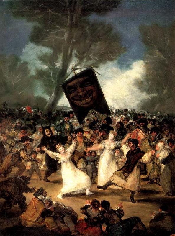 Francisco Goya The Burial of the Sardine oil painting image